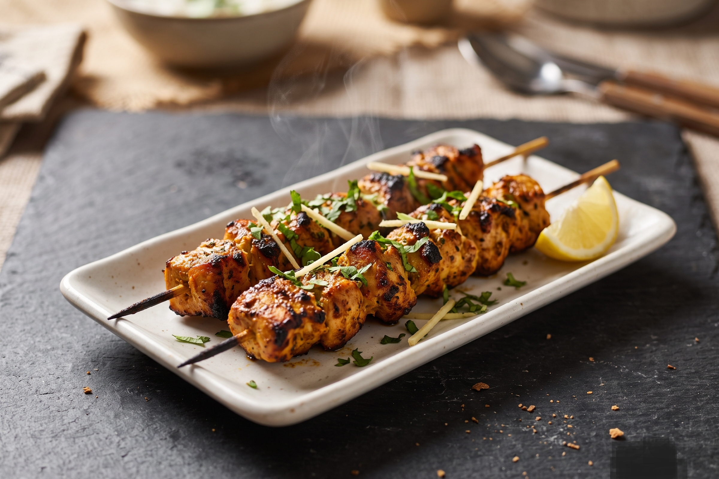 Chicken Seekh Tikka Boti (2 Pcs)